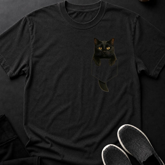 Black Cat - Plot Twist Im The Pet Pocket Shirt
