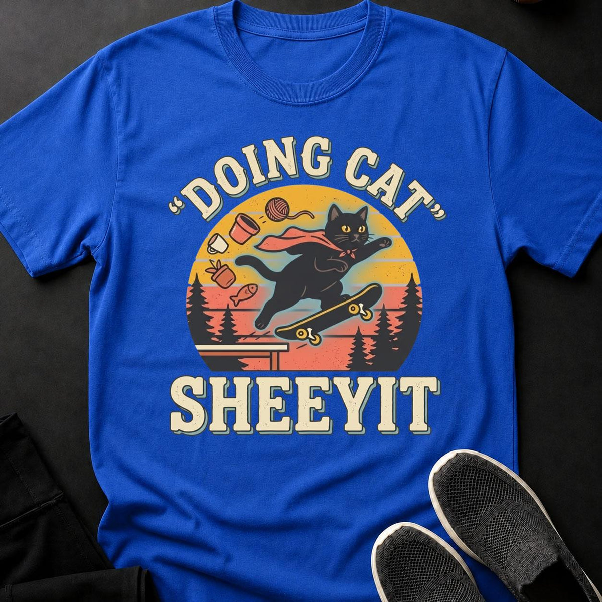 Doing Cat Sheeyit Cat Tee