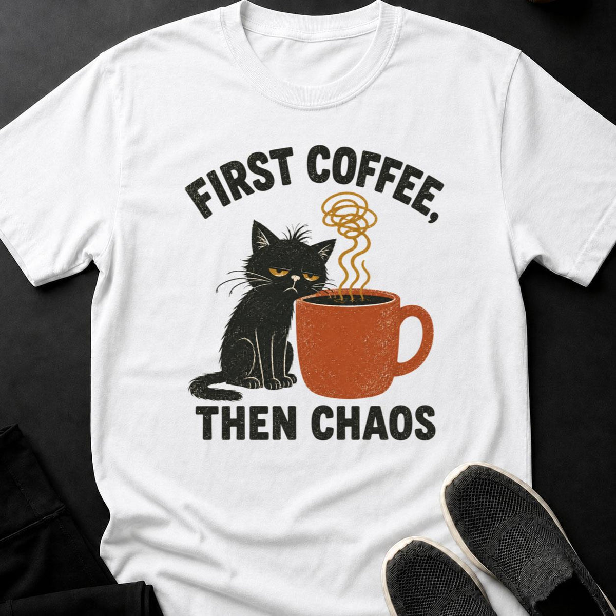 First Coffee Then Chaos Grumpy Cat