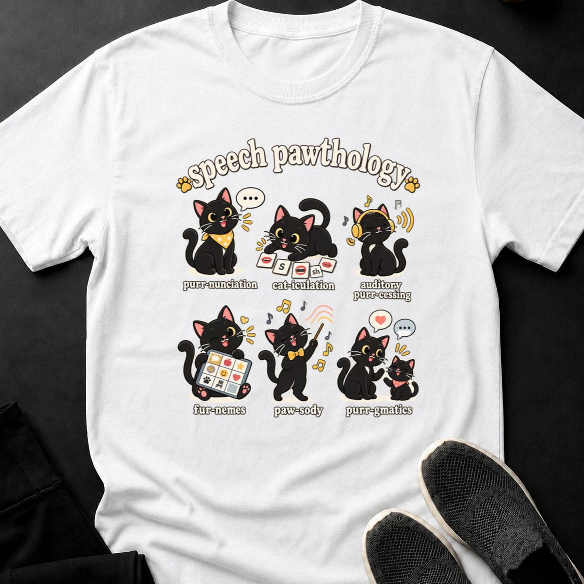Speech Pawthology Cat Sticker Set