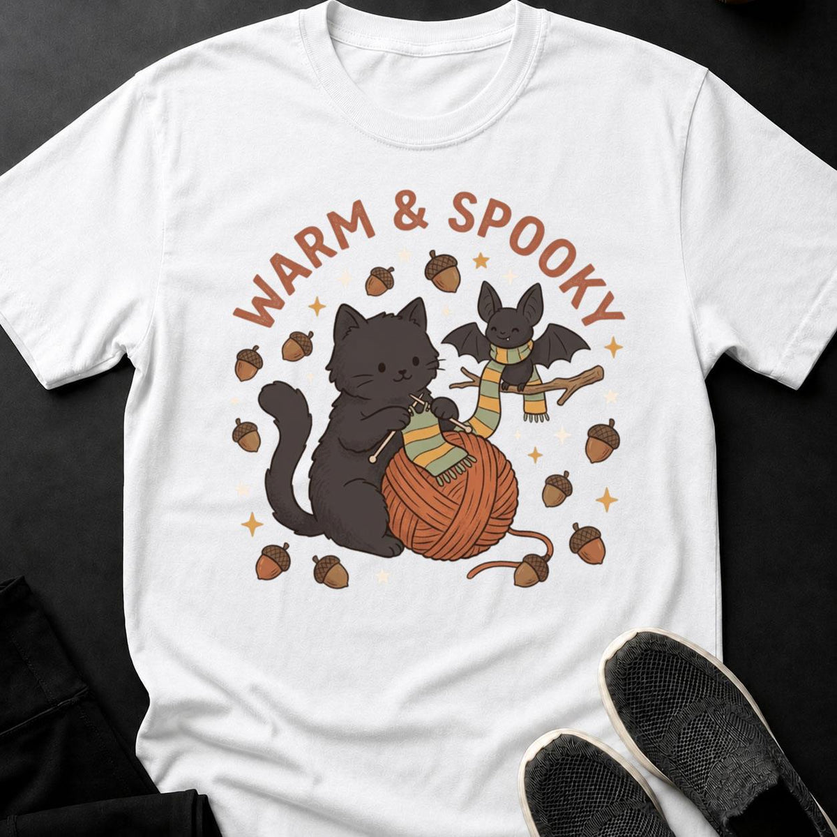 Warm & Spooky Cat Tee