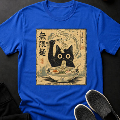 Bottomless Noodles_ Black Cat Ramen Print