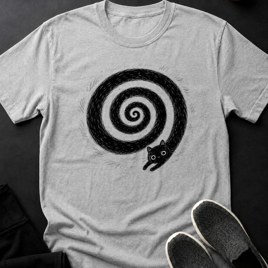 Cat Spiral Hypnotic Swirl Tee