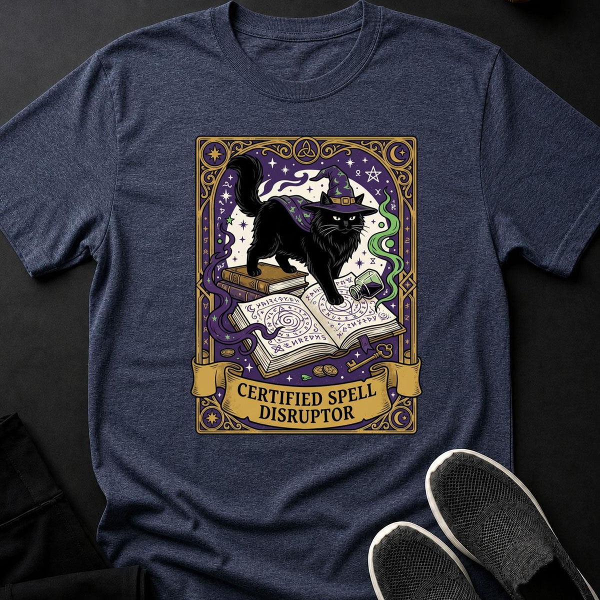 Certified Spell Disruptor Cat Tee