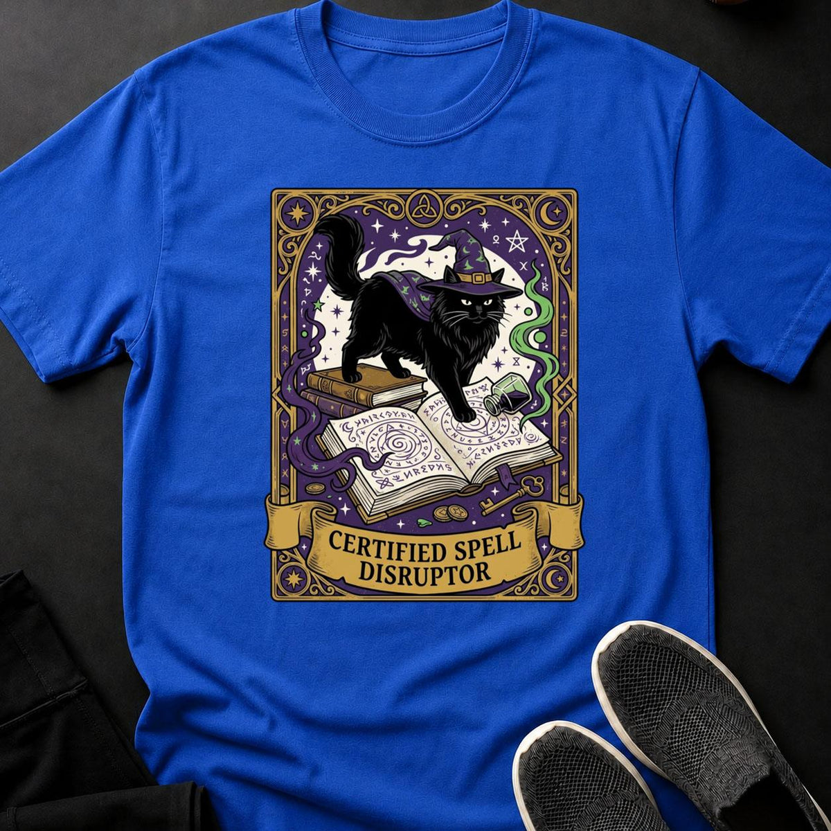 Certified Spell Disruptor Cat Tee