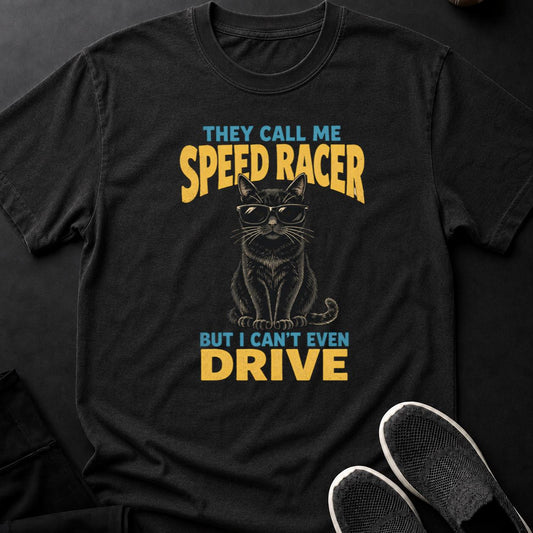 Cool Cat Speed Racer Poster