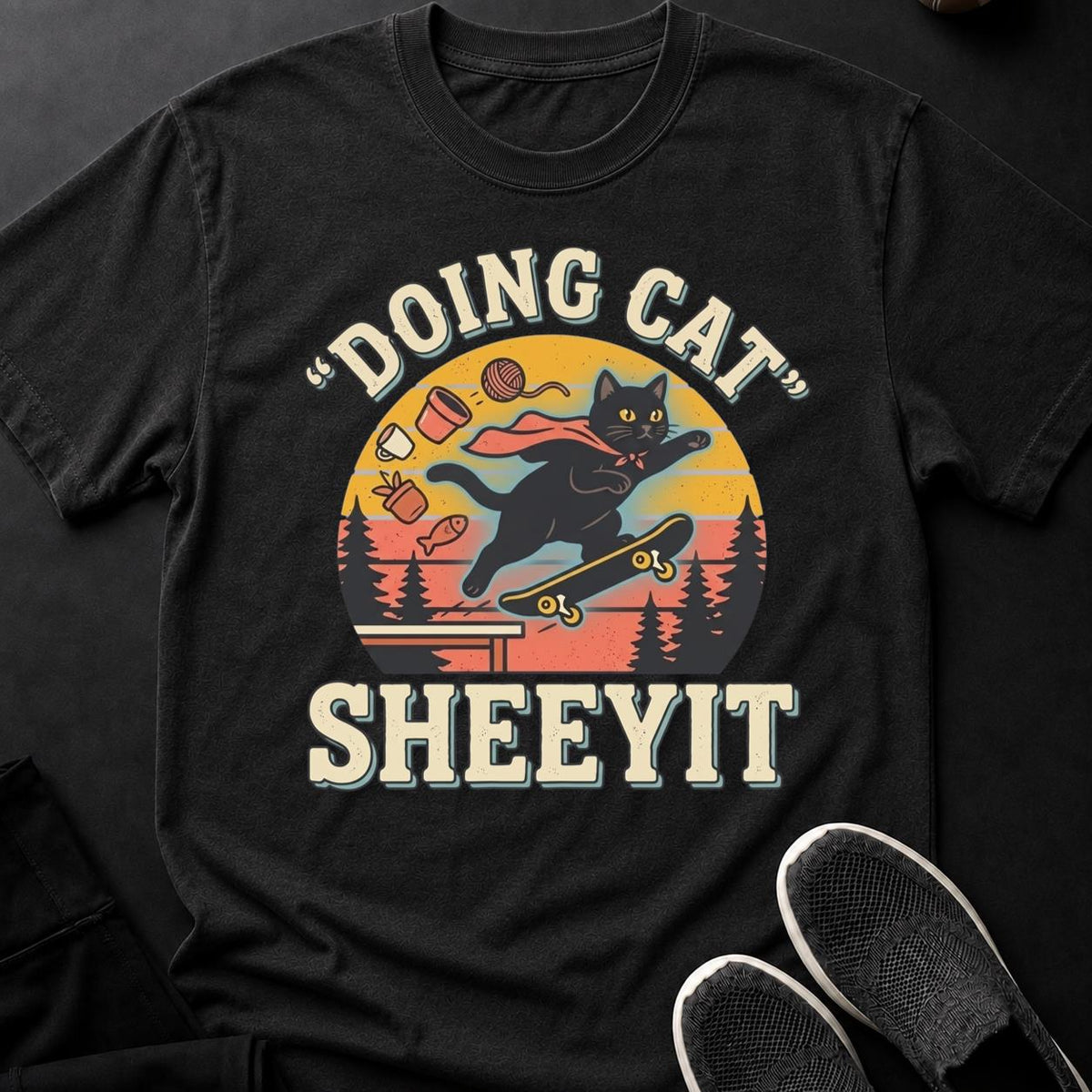 Doing Cat Sheeyit Cat Tee