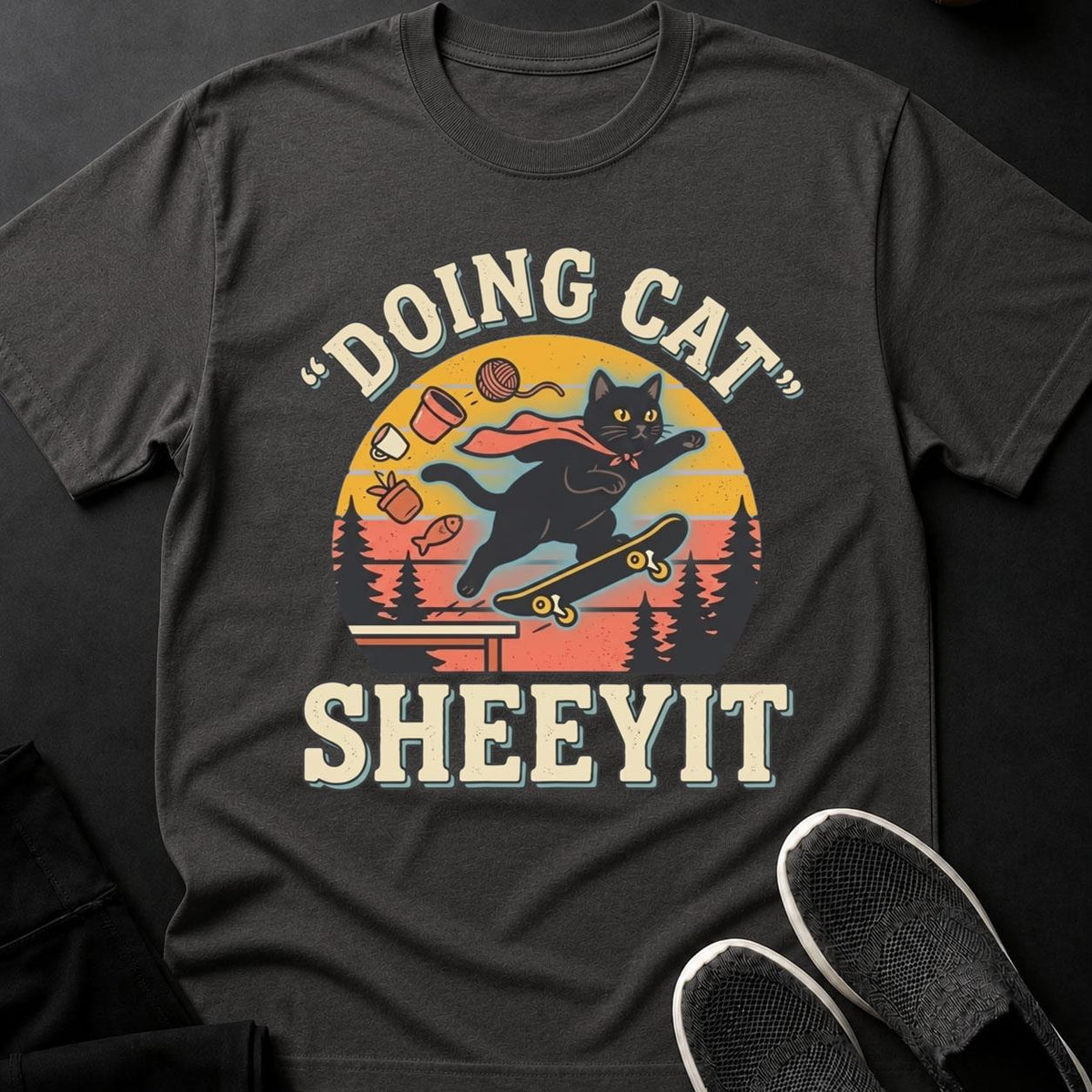 Doing Cat Sheeyit Cat Tee