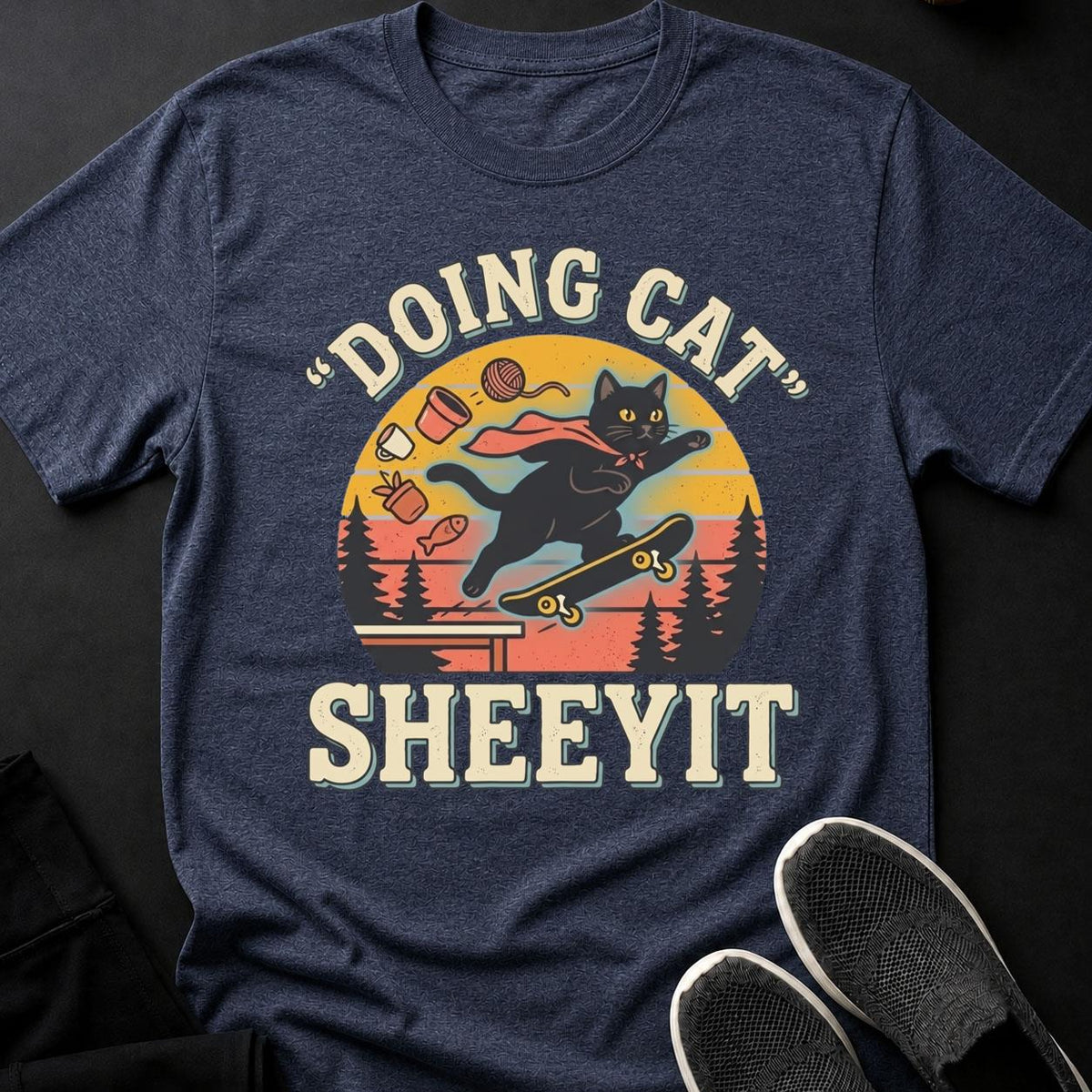 Doing Cat Sheeyit Cat Tee