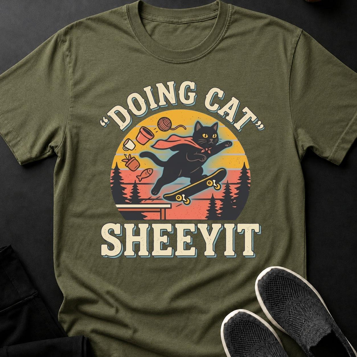 Doing Cat Sheeyit Cat Tee