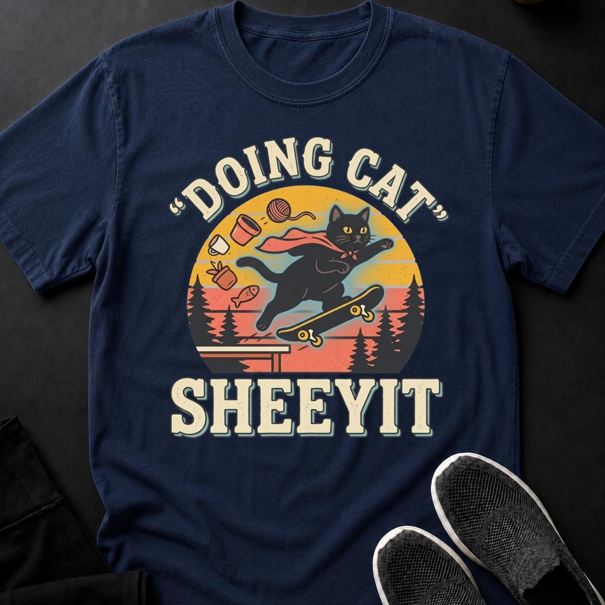 Doing Cat Sheeyit Cat Tee
