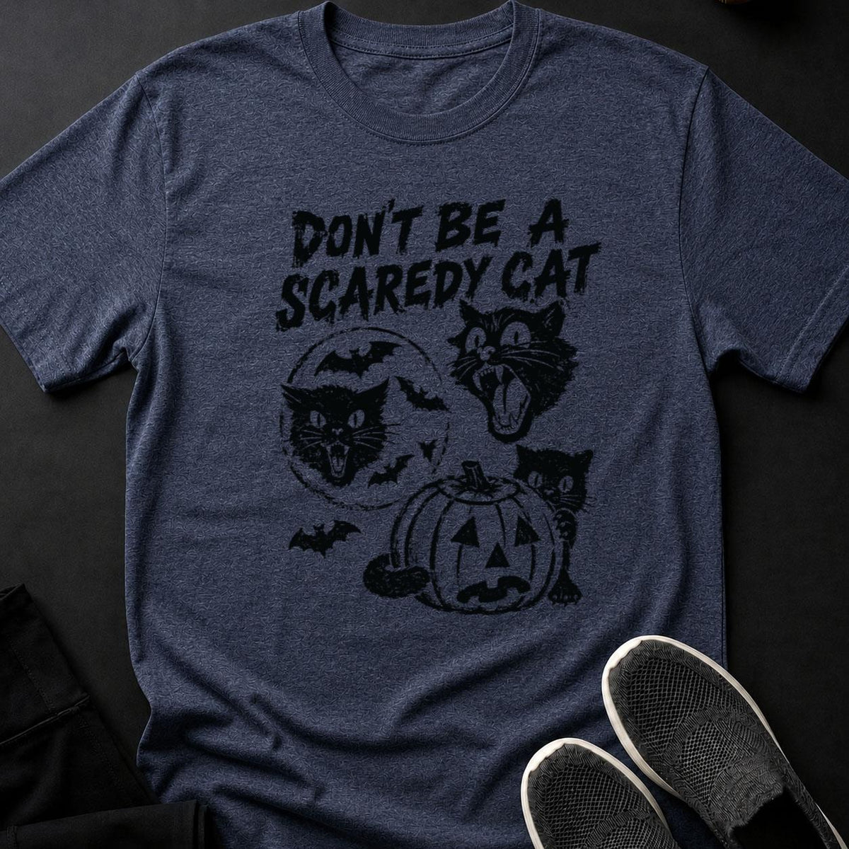 Dont Be A Scaredy Cat Halloween Tee