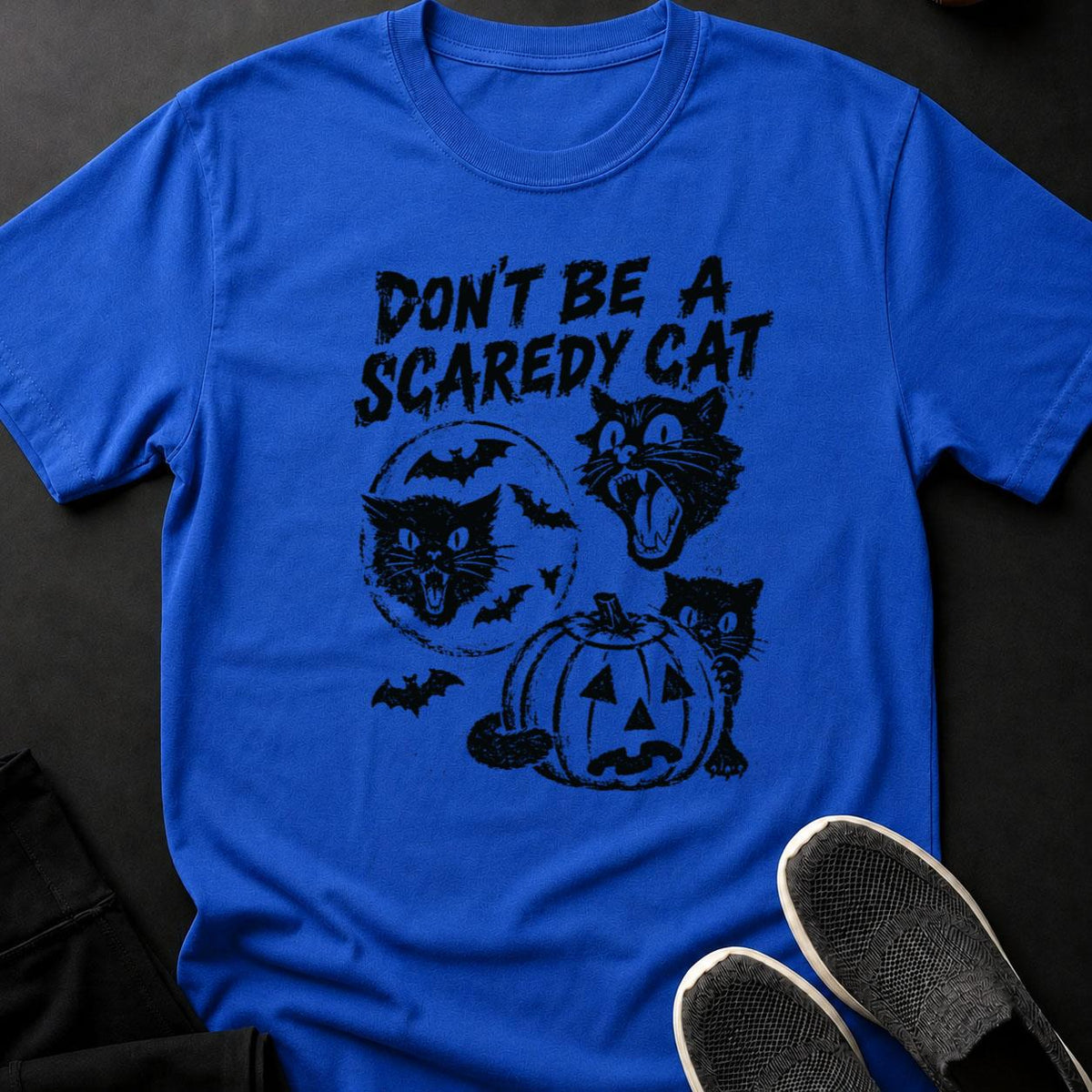 Dont Be A Scaredy Cat Halloween Tee