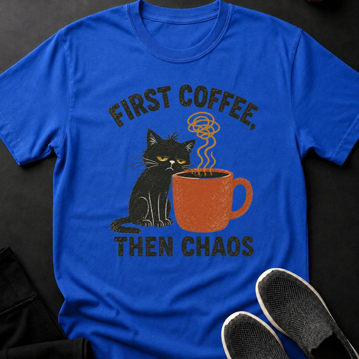 First Coffee Then Chaos Grumpy Cat