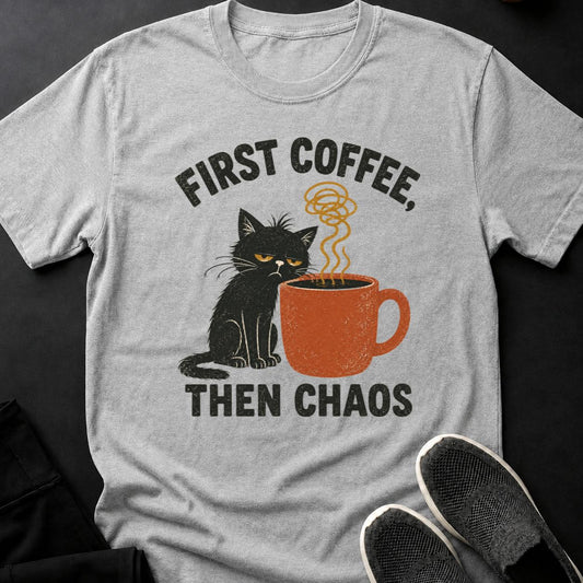First Coffee Then Chaos Grumpy Cat