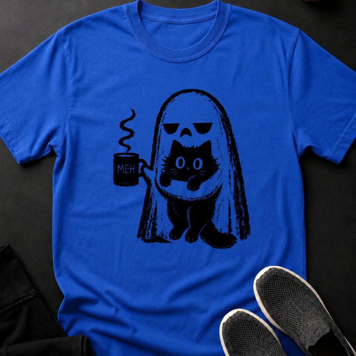 Ghost Cat MEH Coffee Mug Tee