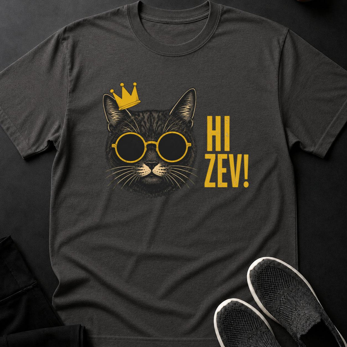 Hi Zev Crowned Cat Tee