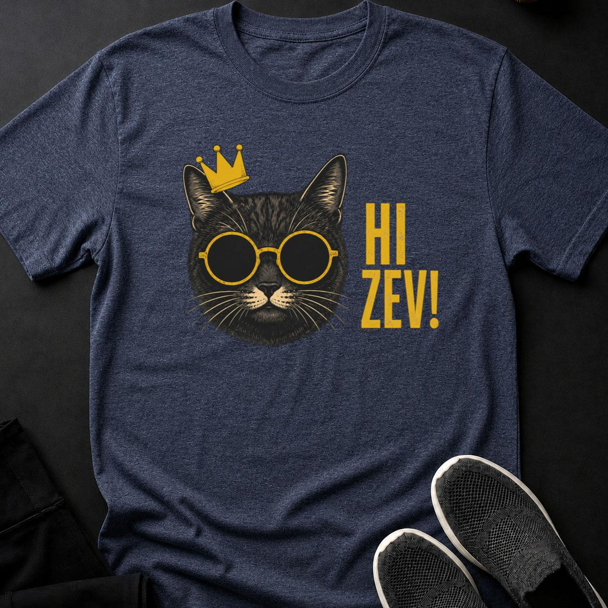 Hi Zev Crowned Cat Tee