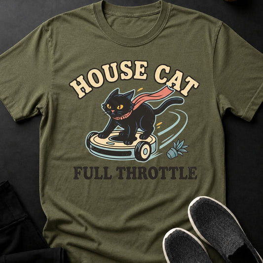 House Cat Full Throttle Cat Tee V2
