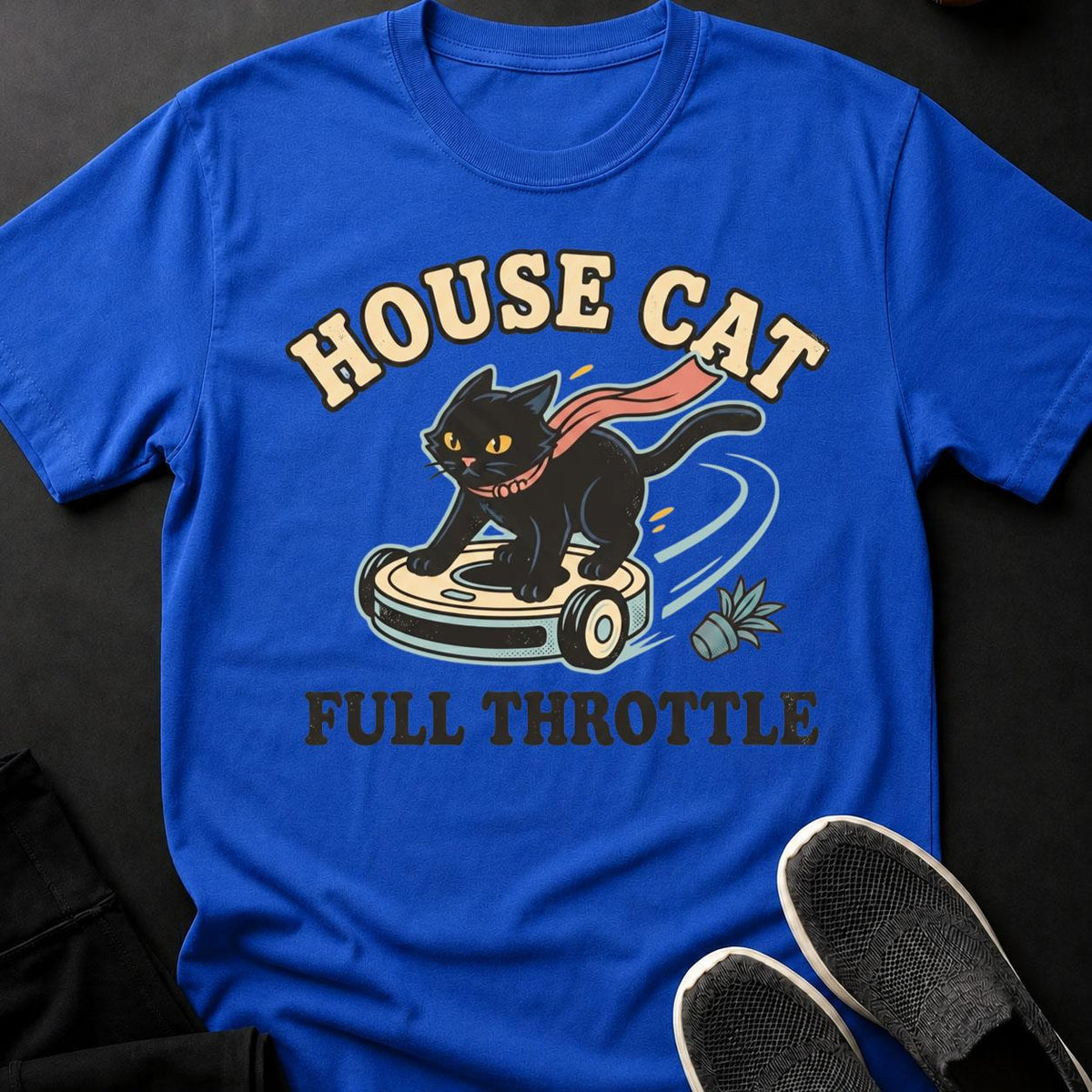 House Cat Full Throttle Cat Tee V2