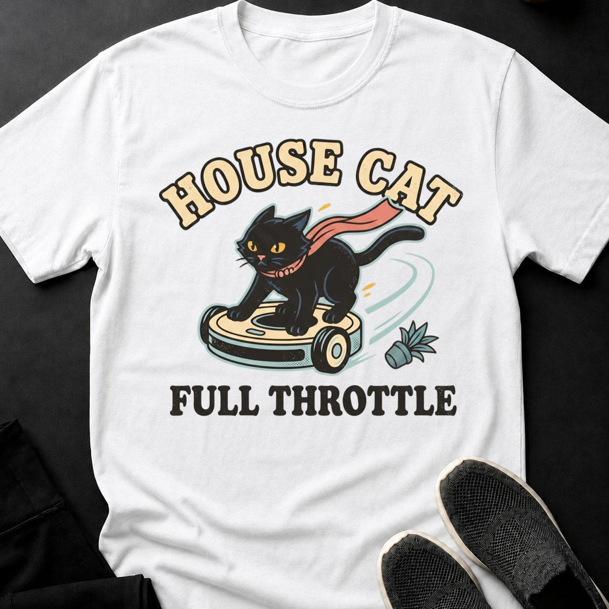 House Cat Full Throttle Cat Tee V2