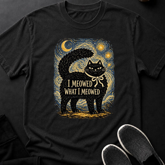 I Meowed What I Meowed Starry Night