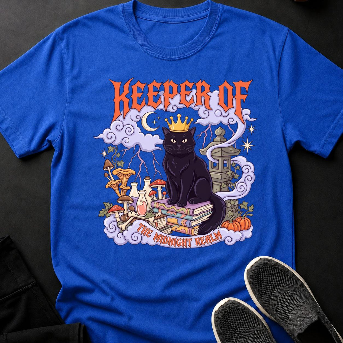 Keeper Of The Midnight Realm Cat Tee