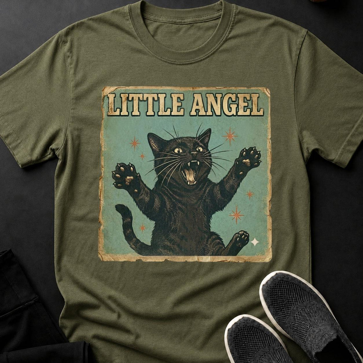 Little Angel Cat Shirt