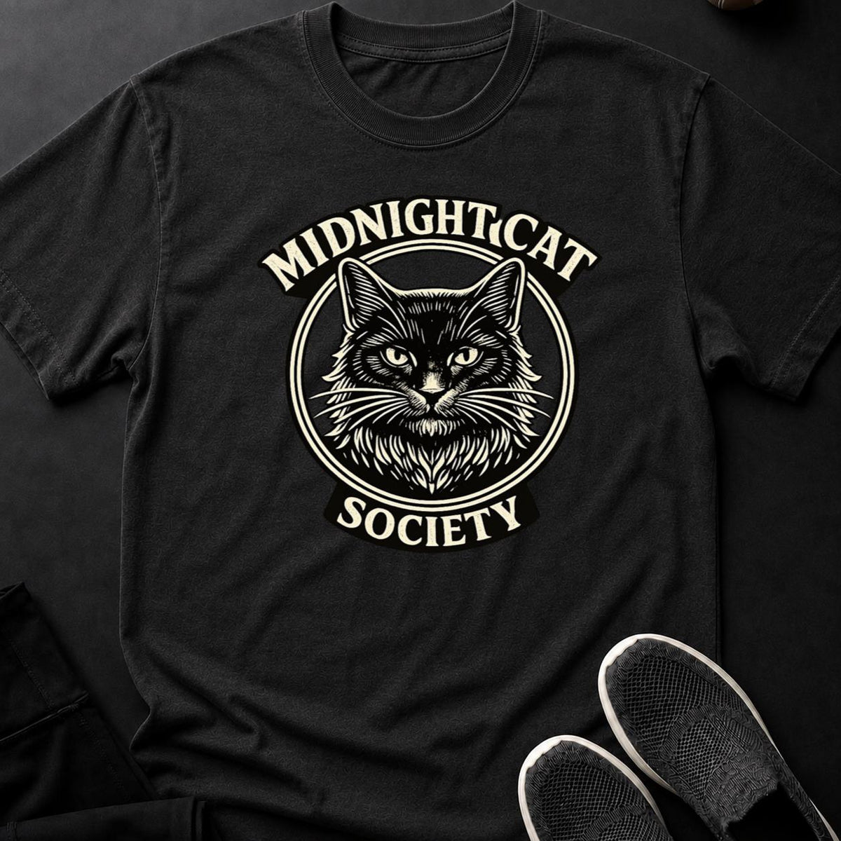 Midnight Cat Society Whiskers Seal