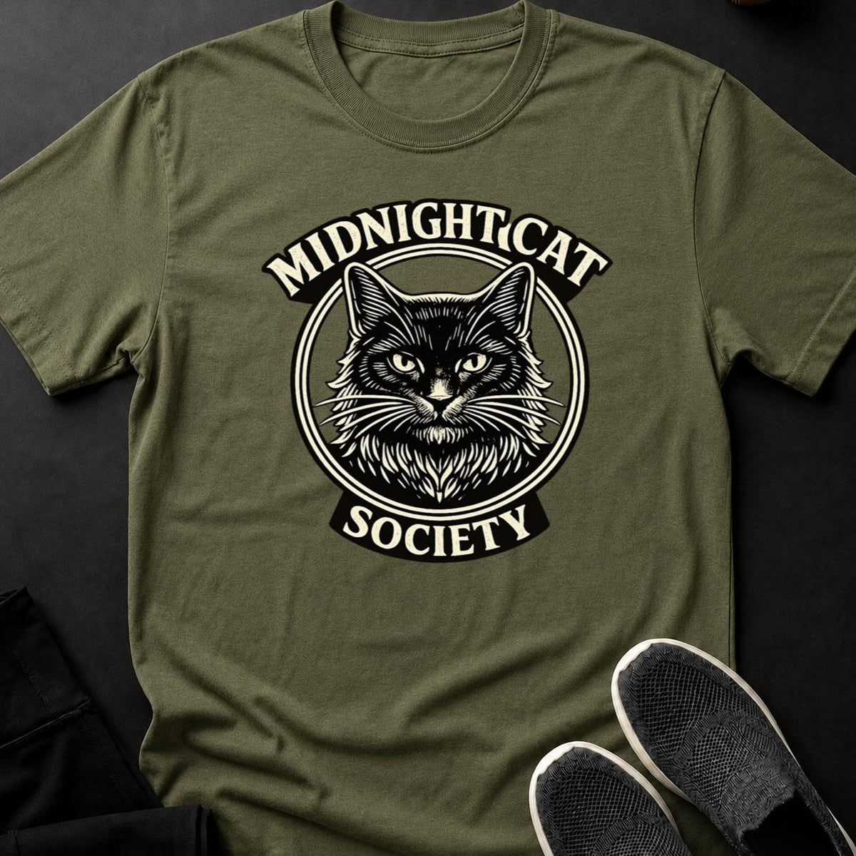 Midnight Cat Society Whiskers Seal