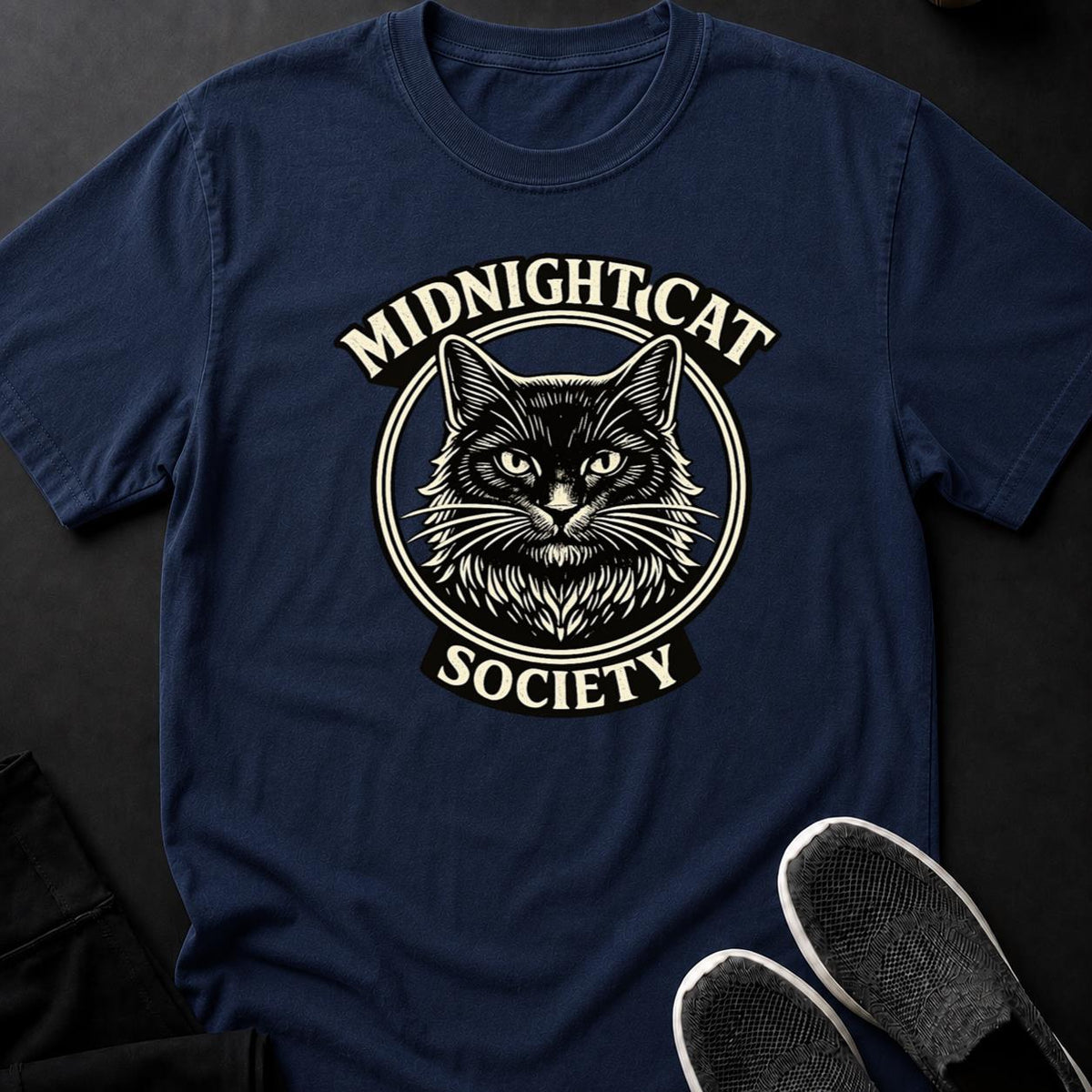 Midnight Cat Society Whiskers Seal