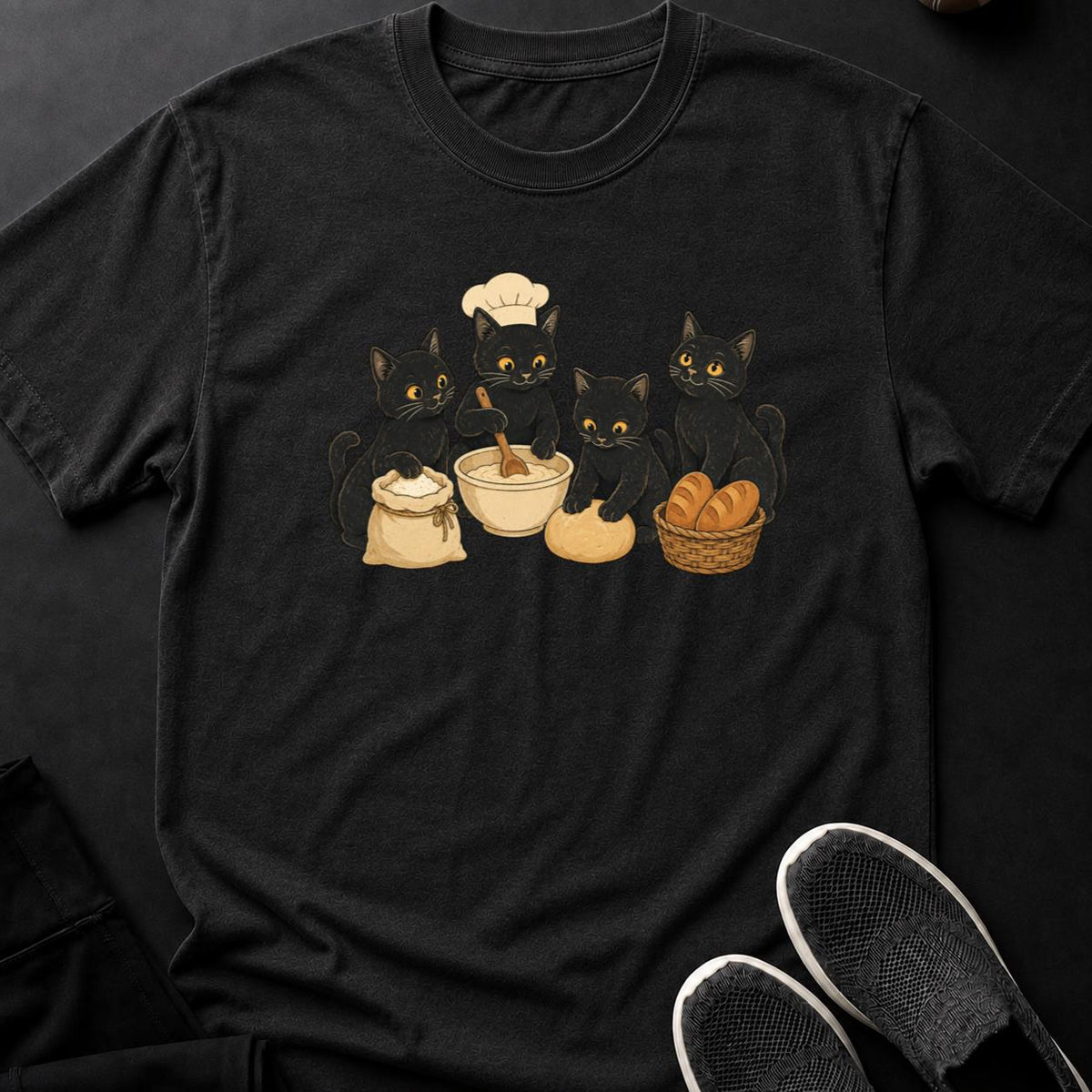 More Espresso Less Depresso Cafe Table Cat Tee