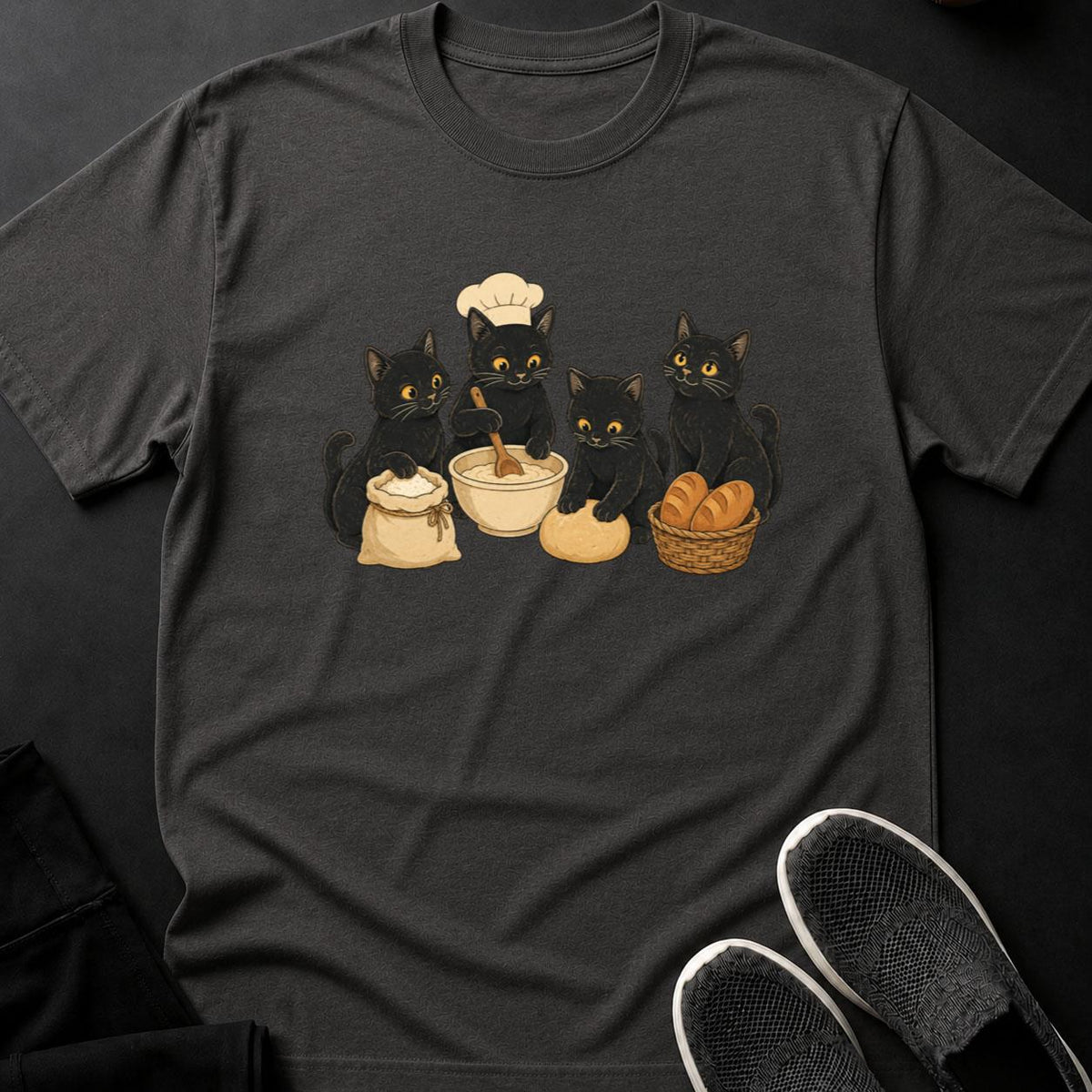 More Espresso Less Depresso Cafe Table Cat Tee