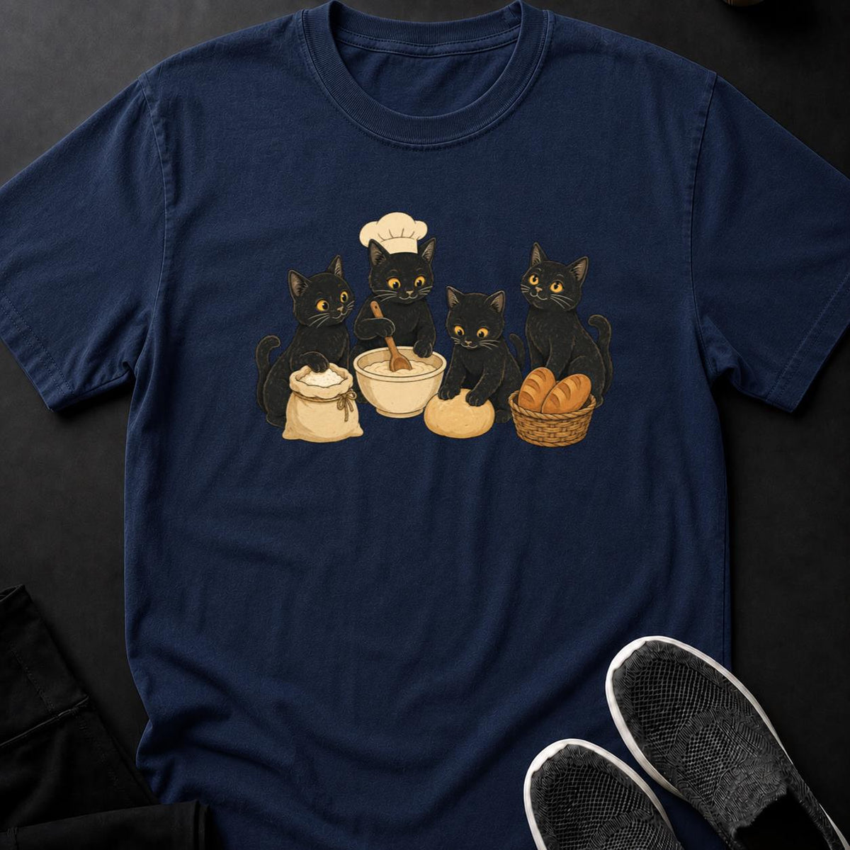 More Espresso Less Depresso Cafe Table Cat Tee