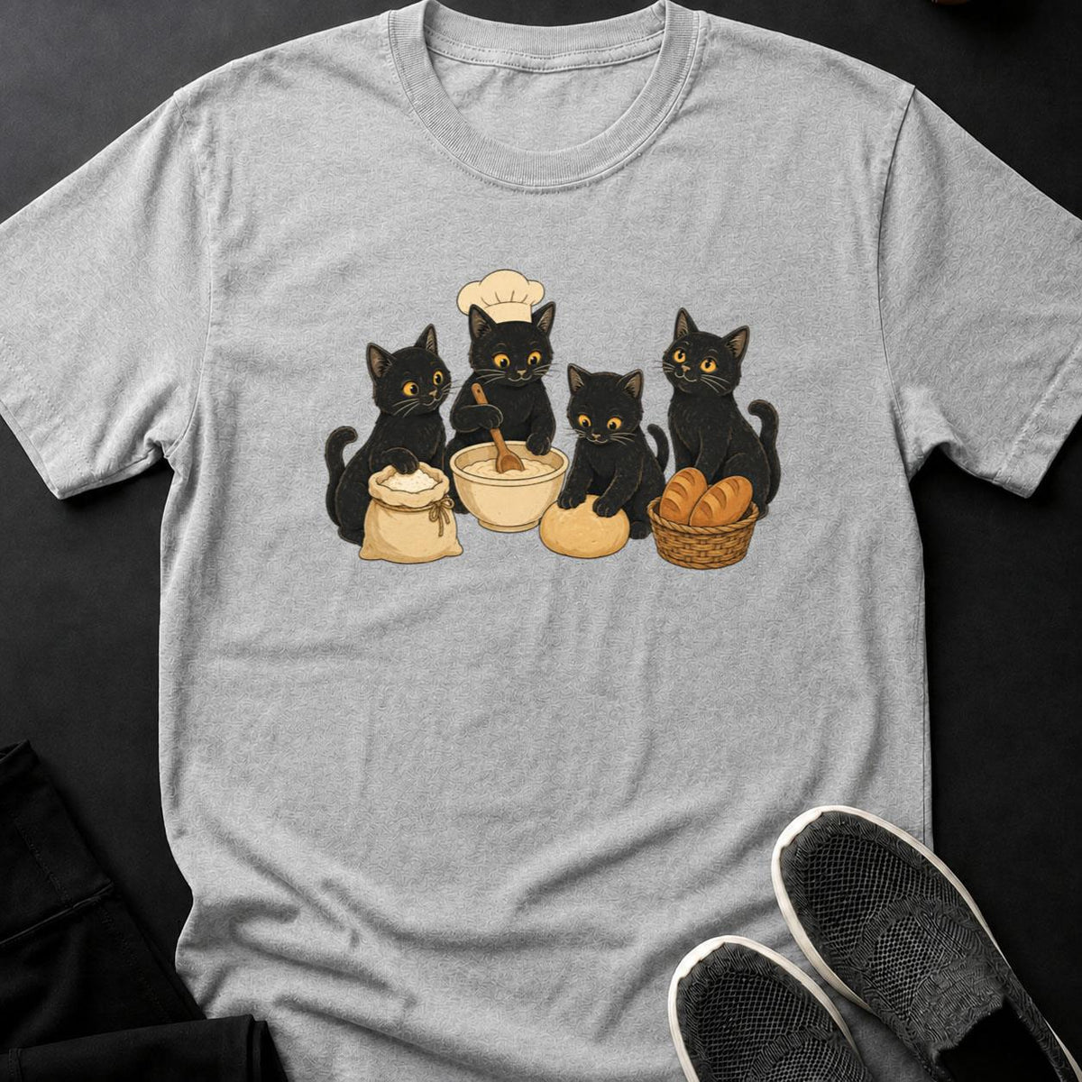 More Espresso Less Depresso Cafe Table Cat Tee