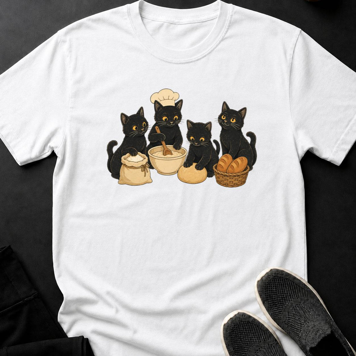 More Espresso Less Depresso Cafe Table Cat Tee