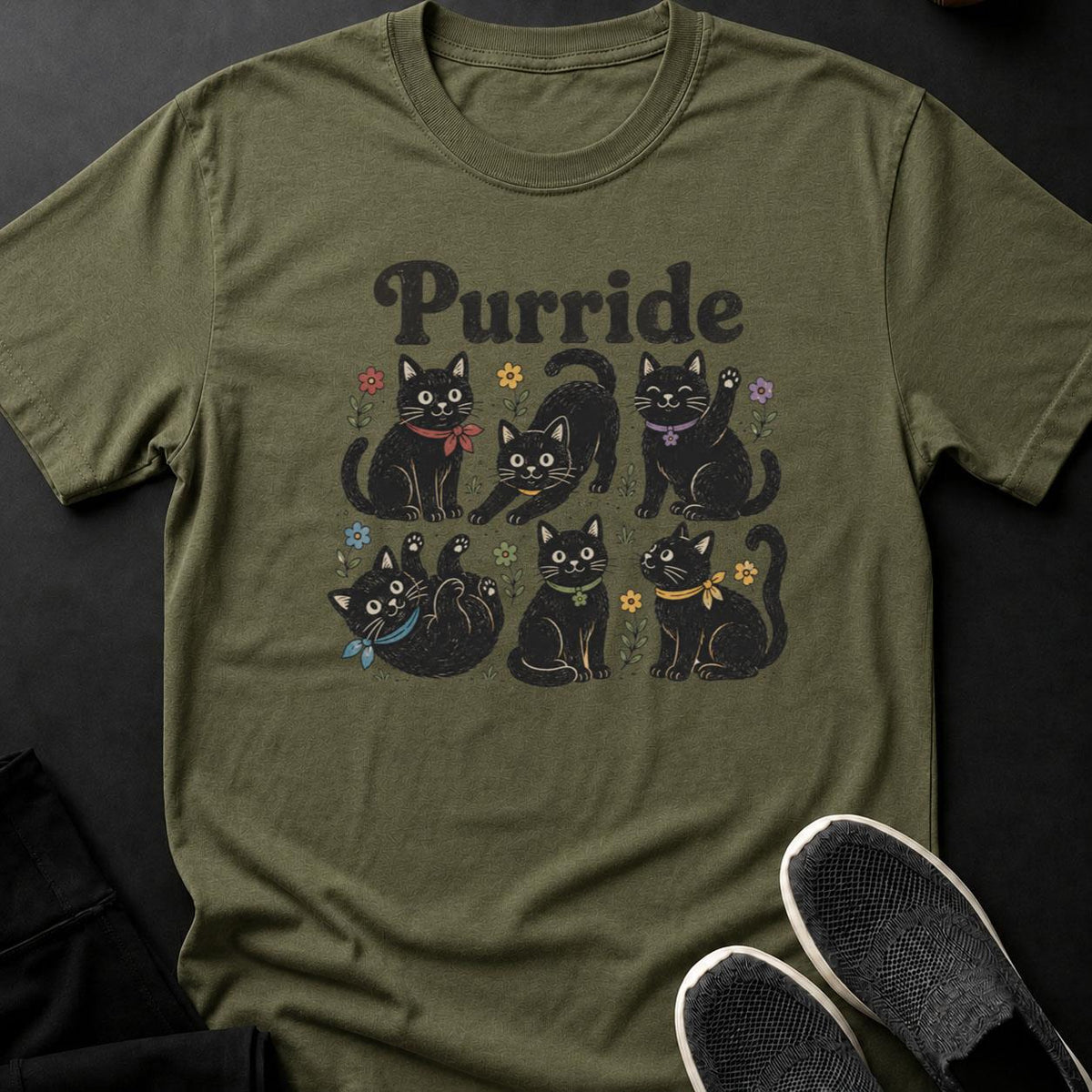 Purride_ Six Cats in Bloom