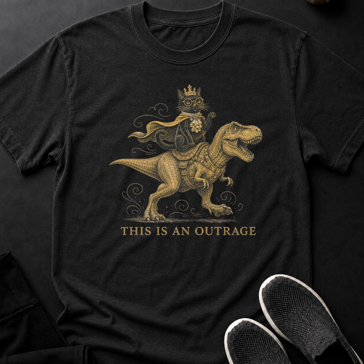 Regal Cat’s Dinosaur Outrage