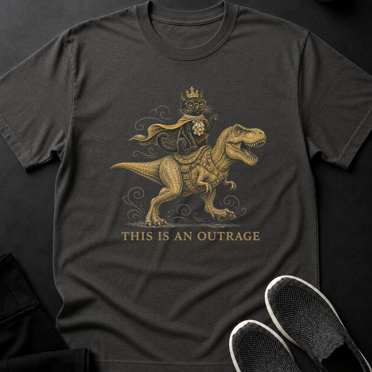 Regal Cat’s Dinosaur Outrage