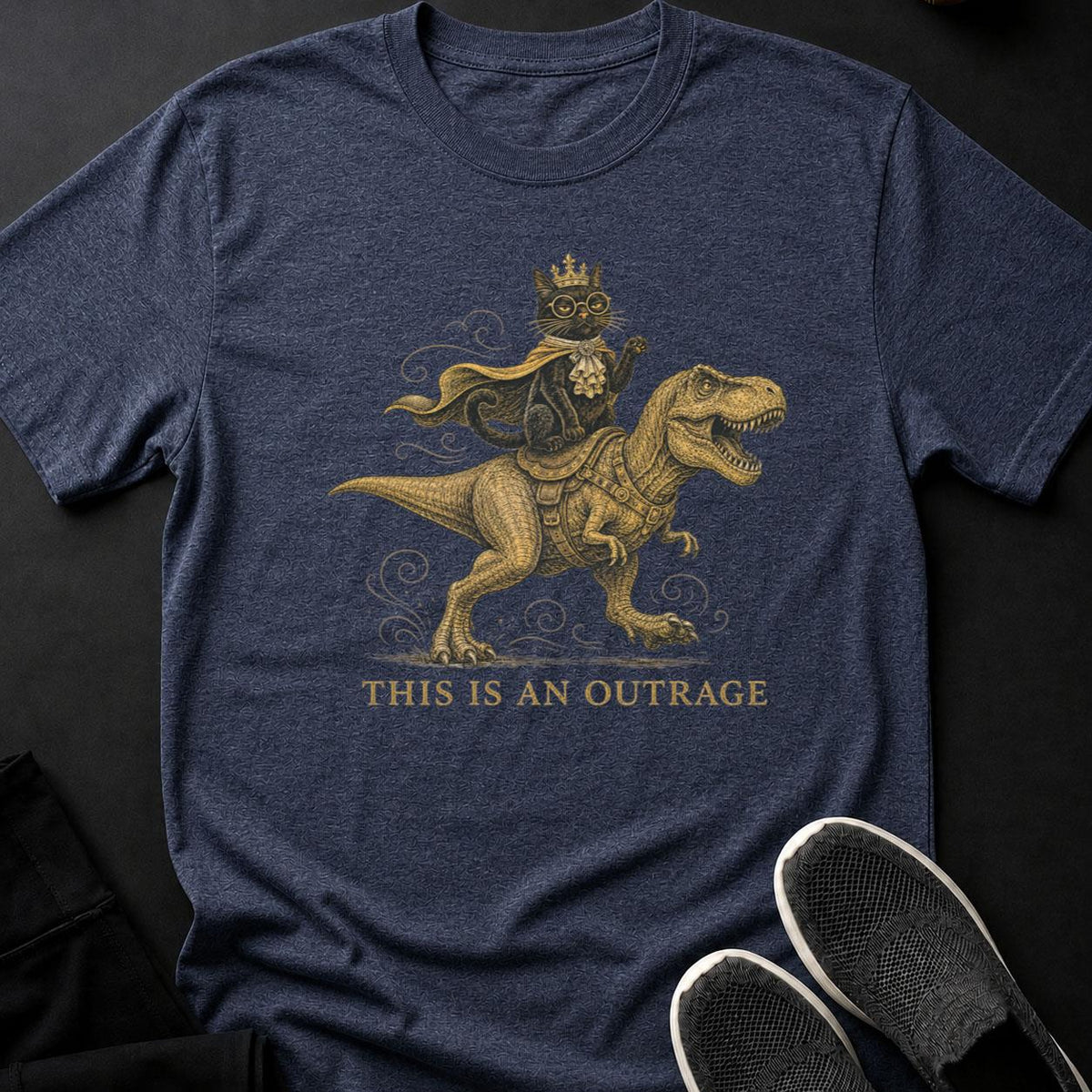 Regal Cat’s Dinosaur Outrage
