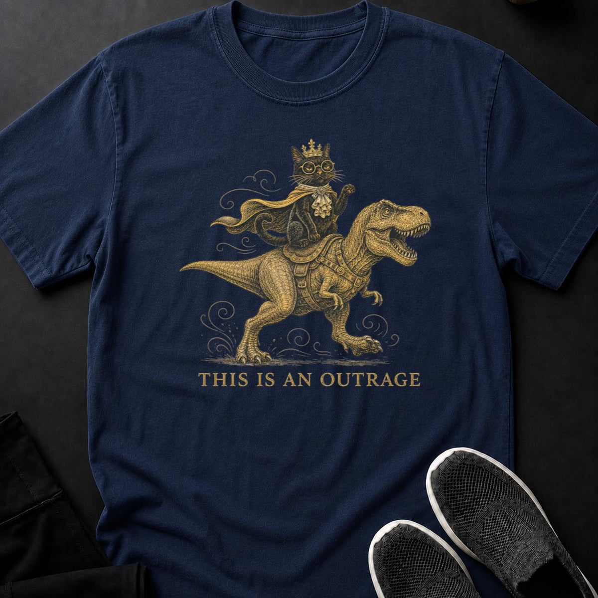 Regal Cat’s Dinosaur Outrage