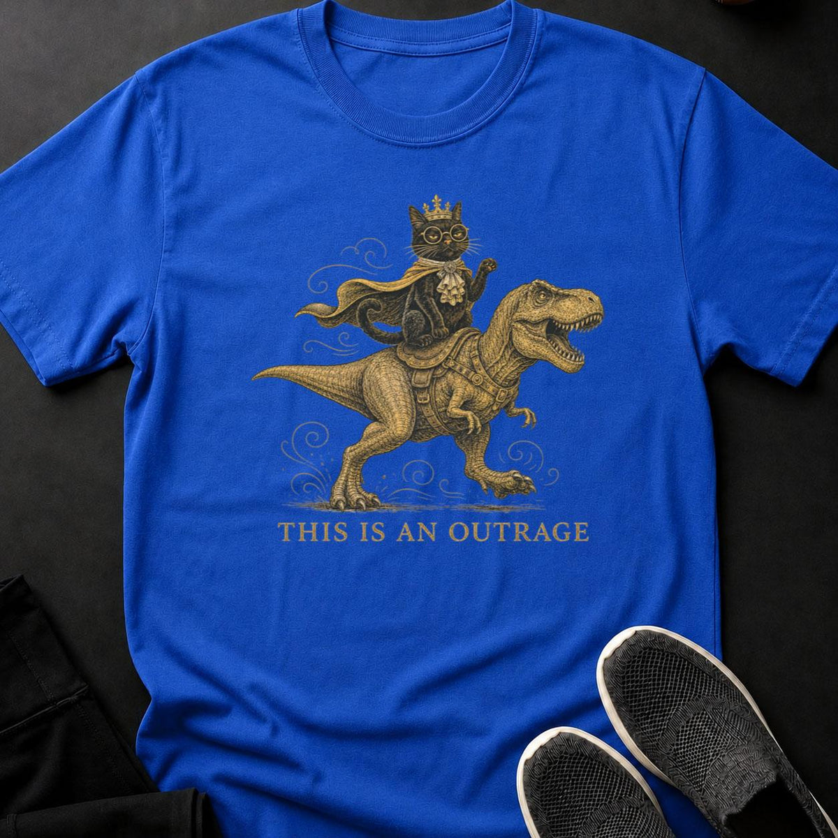 Regal Cat’s Dinosaur Outrage