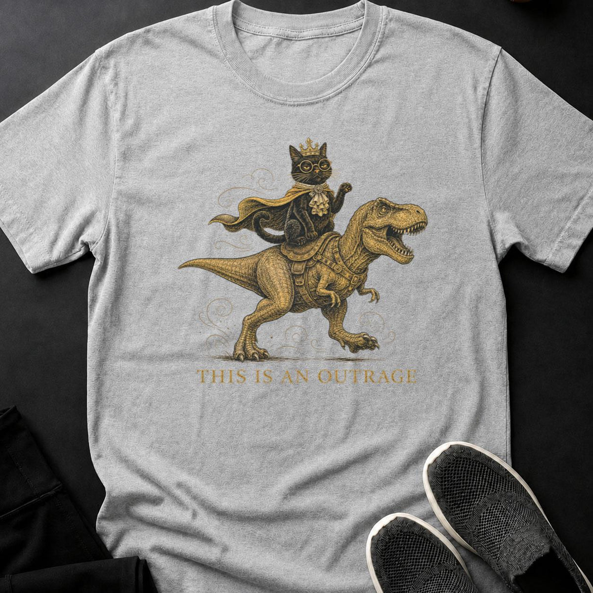 Regal Cat’s Dinosaur Outrage