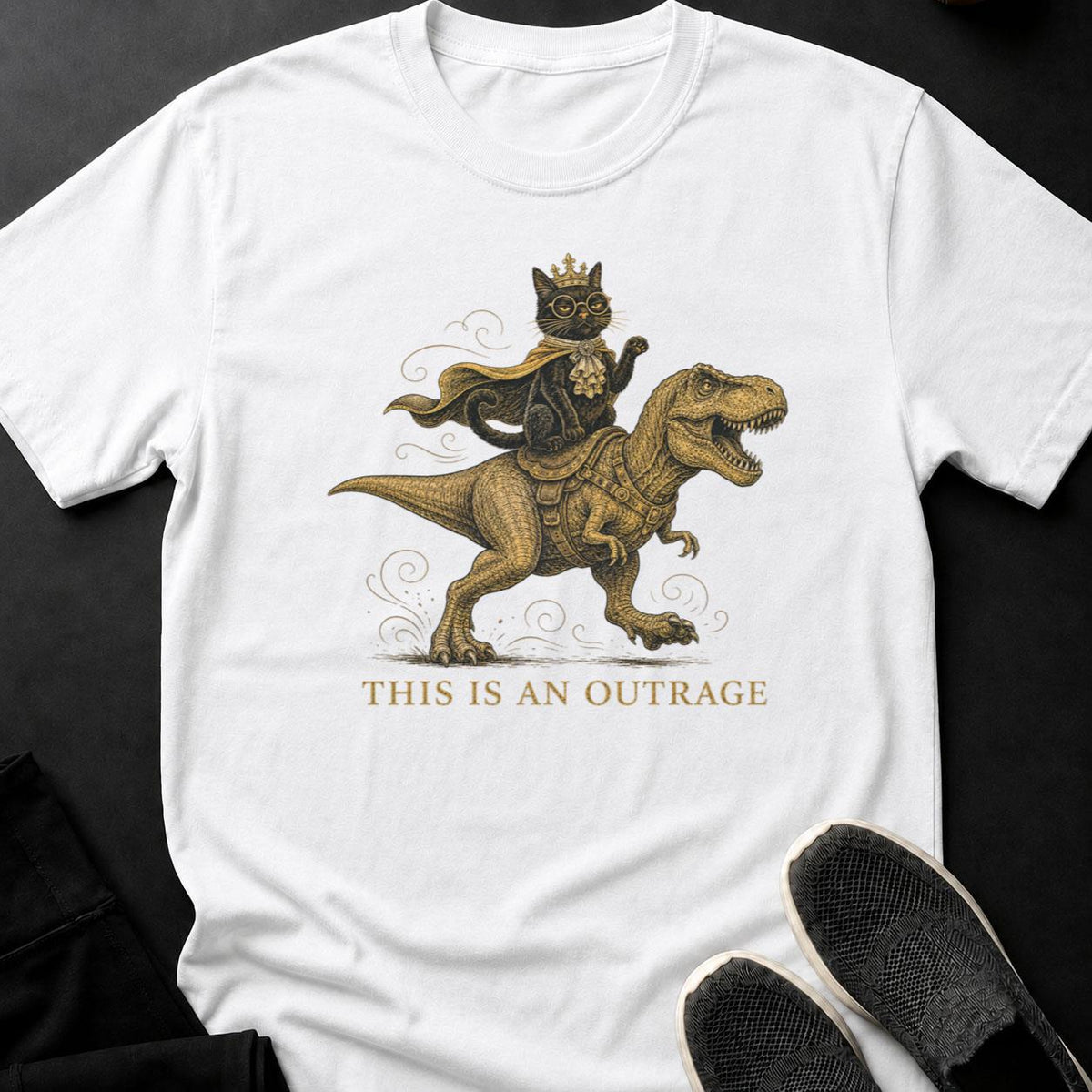 Regal Cat’s Dinosaur Outrage