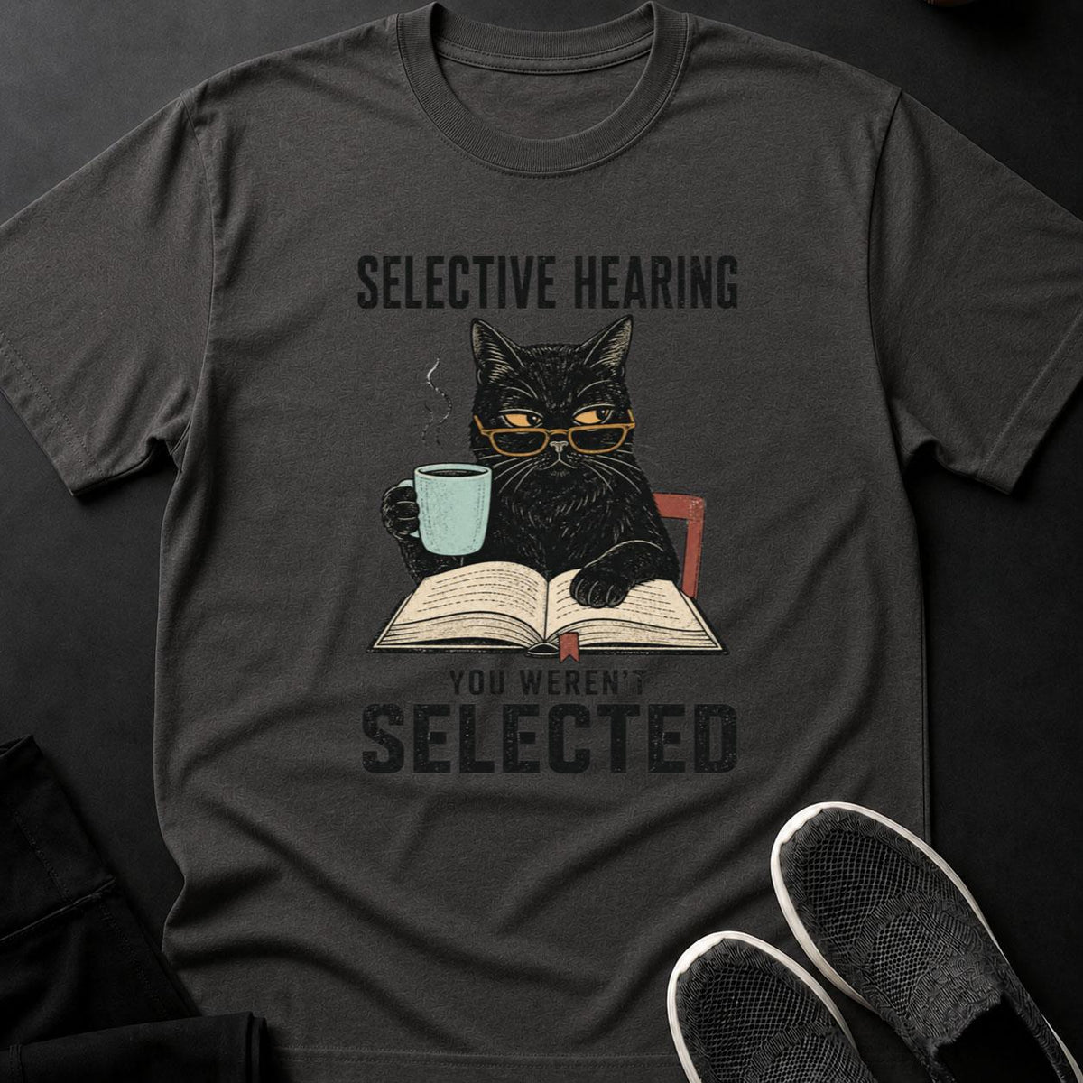 Selective Hearing Cat Poster