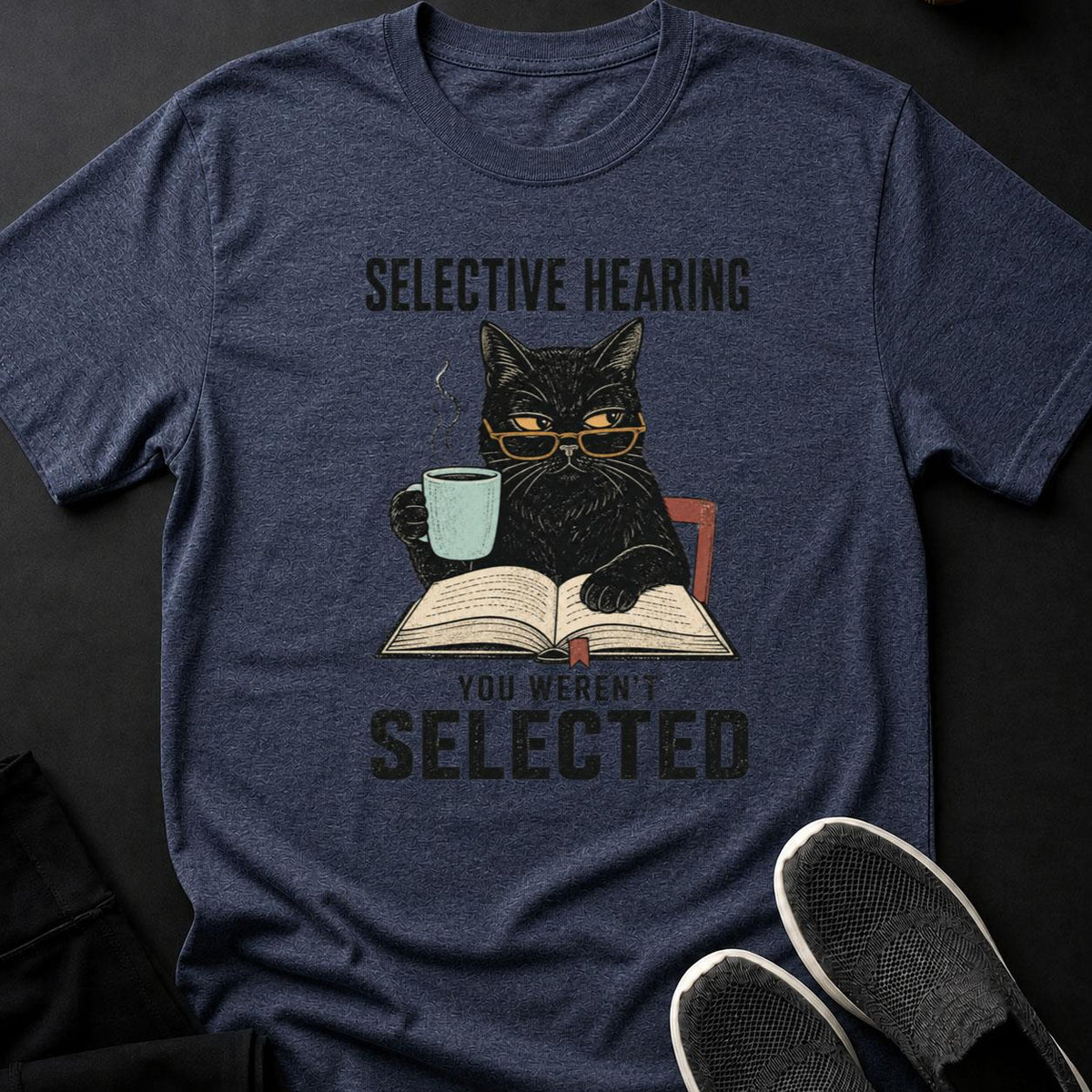 Selective Hearing Cat Poster