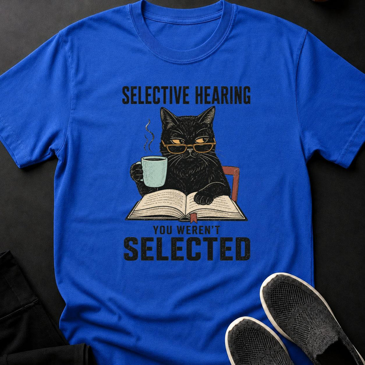 Selective Hearing Cat Poster