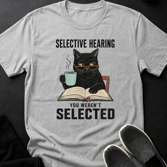 Selective Hearing Cat Poster