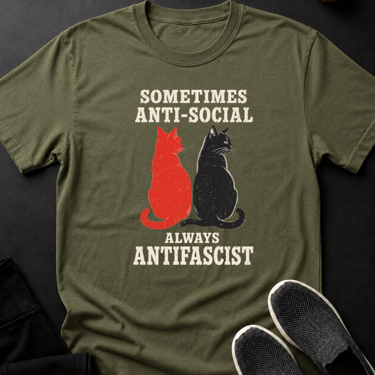 Sometimes Antisocial, Always Antifascist Cats