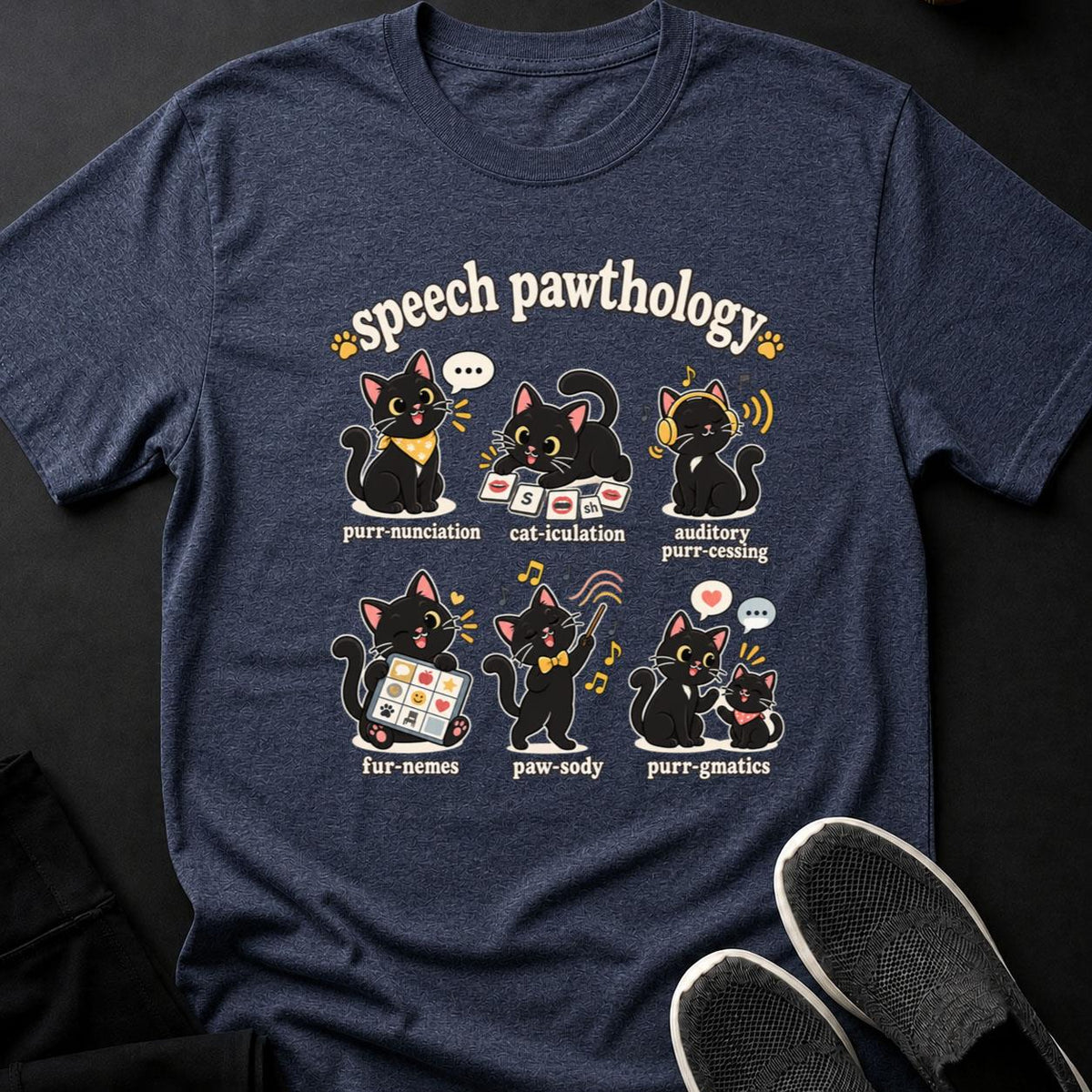 Speech Pawthology Cat Sticker Set